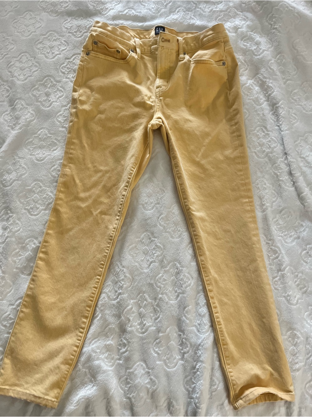 GAP Mustard Skinny Jeans